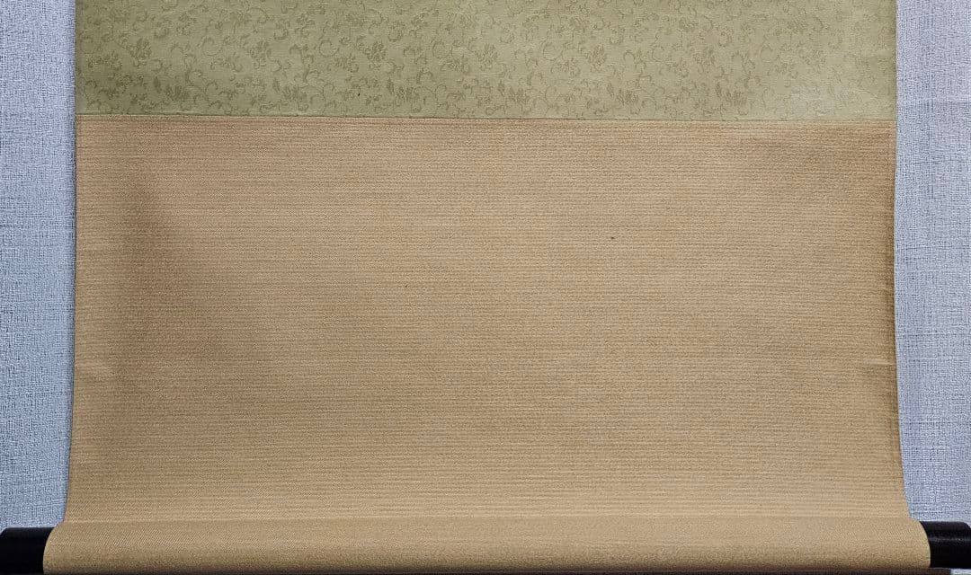 【工藝品】小川芋銭 筆　紙本　水墨画　 河童の図　かっぱの図　掛け軸　軸装