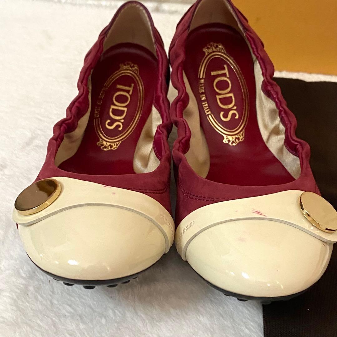 新品　TOD'S トッズ バレエシューズ フラットシューズ 35