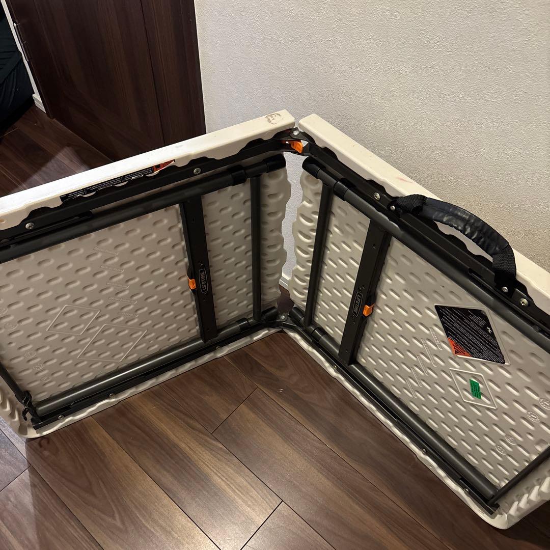 ライフタイム　折りたたみ　ポータブルテーブル　バタフライテーブル　80726