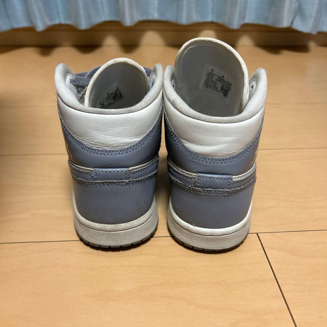 Air Jordan ホワイト×グレー 美品 クラシックデザイン(24 cm )