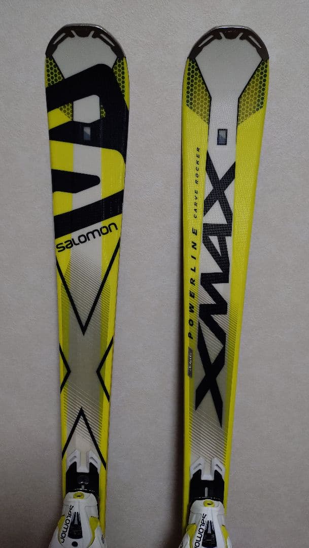 Salomon X-MAX スキー イエロー/ブラック/165cm