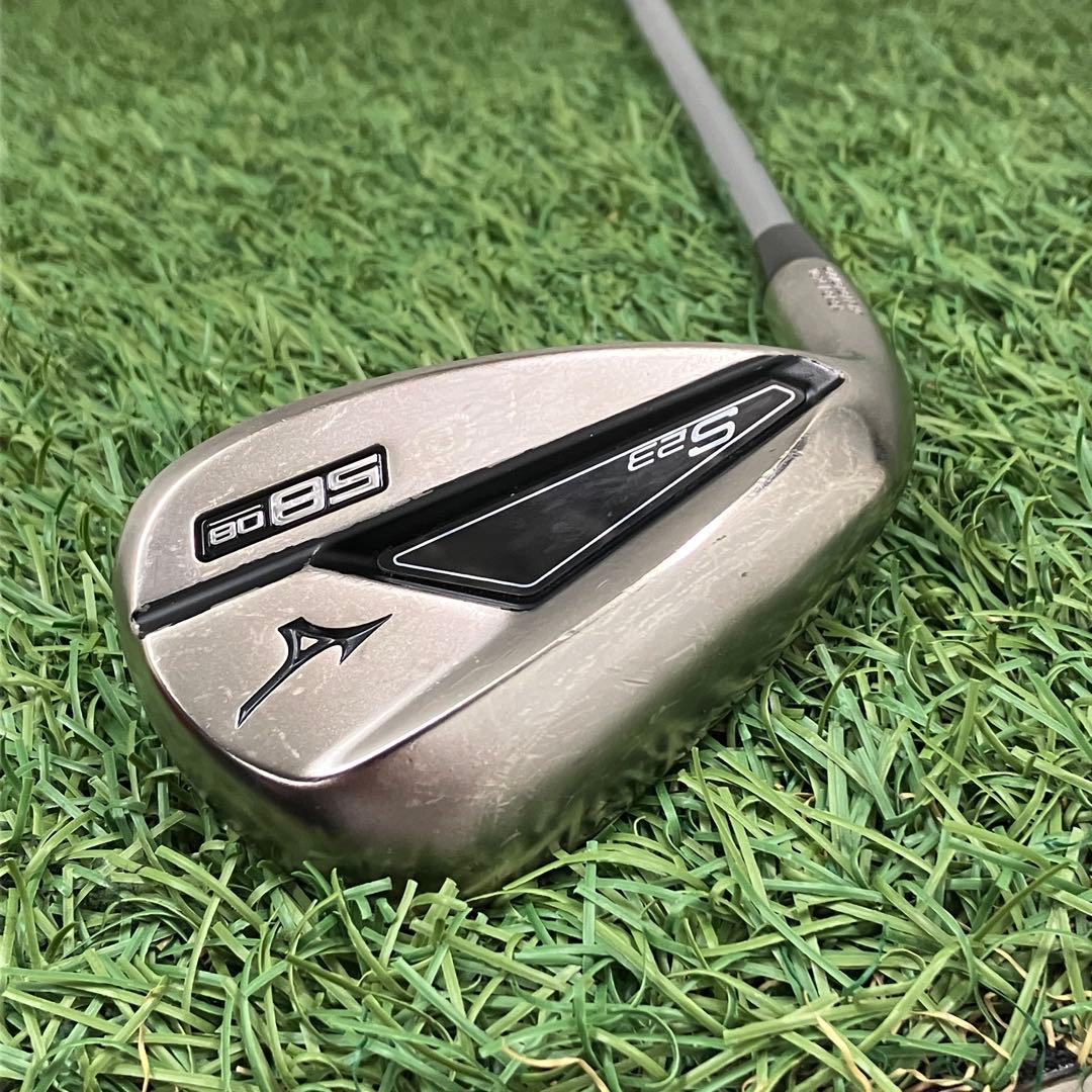 左用 ミズノ S-23ウェッジ 58度 DG105 USED品 コース未使用