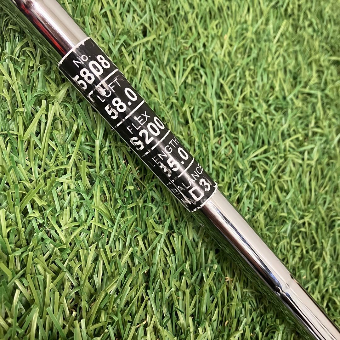 左用 ミズノ S-23ウェッジ 58度 DG105 USED品 コース未使用