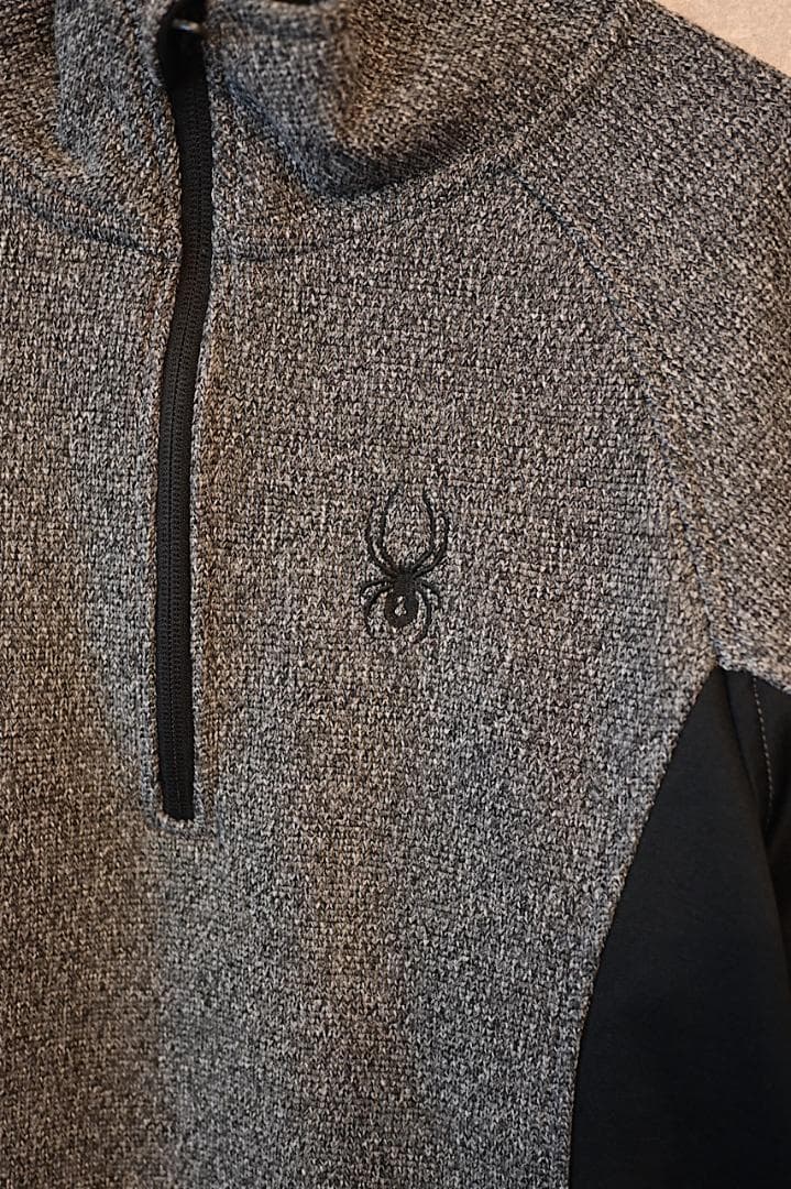 スキー Spyder Knit Panel Half Zip Pullover
