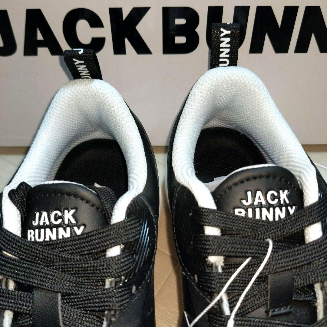 再再再値下げ新品　ジャックバニー　シューズ23.5cm黒ブラック定価22000円