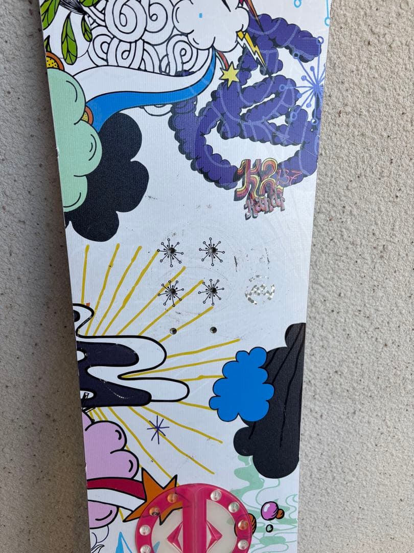 模様がカワイイ K2 スノーボード 137cm candy