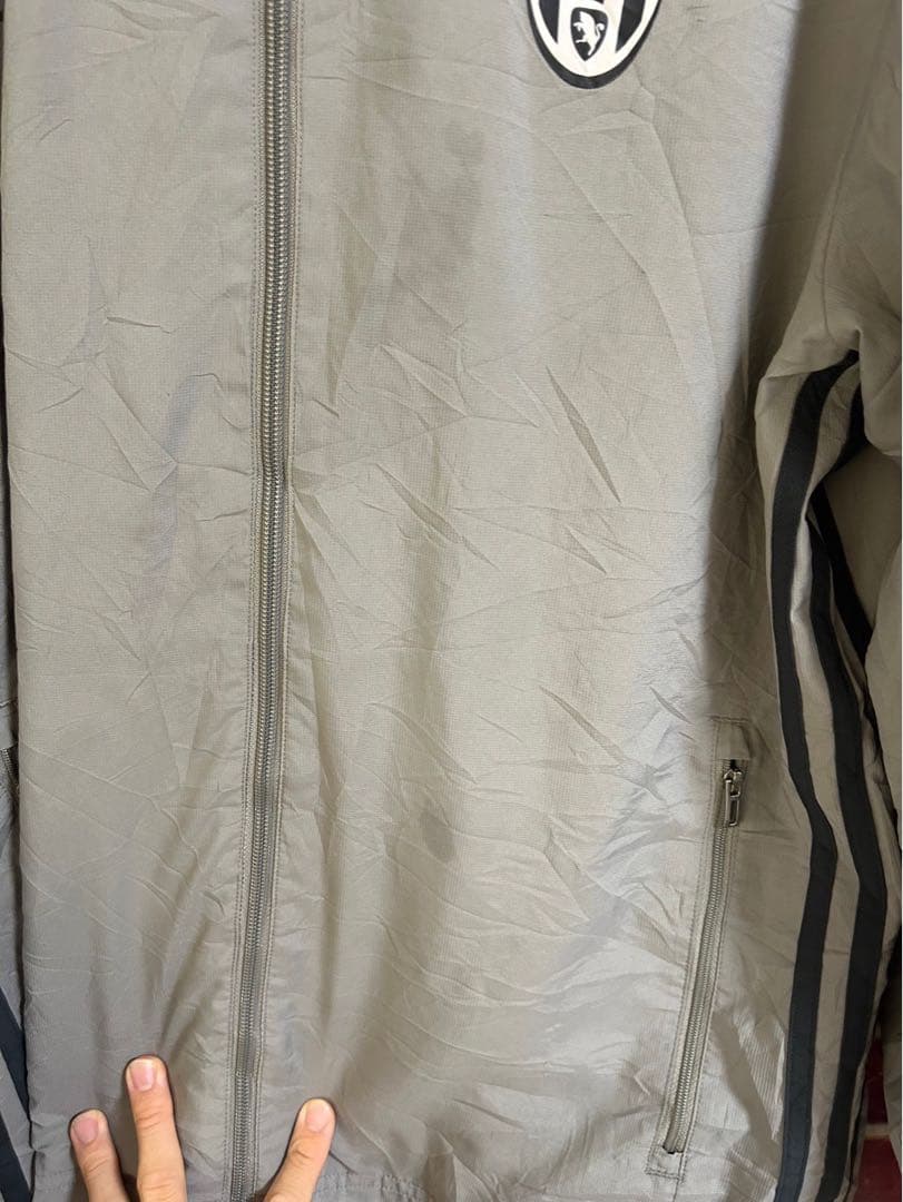 国内未発売　Juventus naylon jacket adidas GRAY