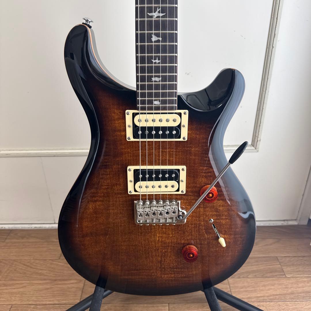 ギター PRS SE Custom24 Black Gold Burst
