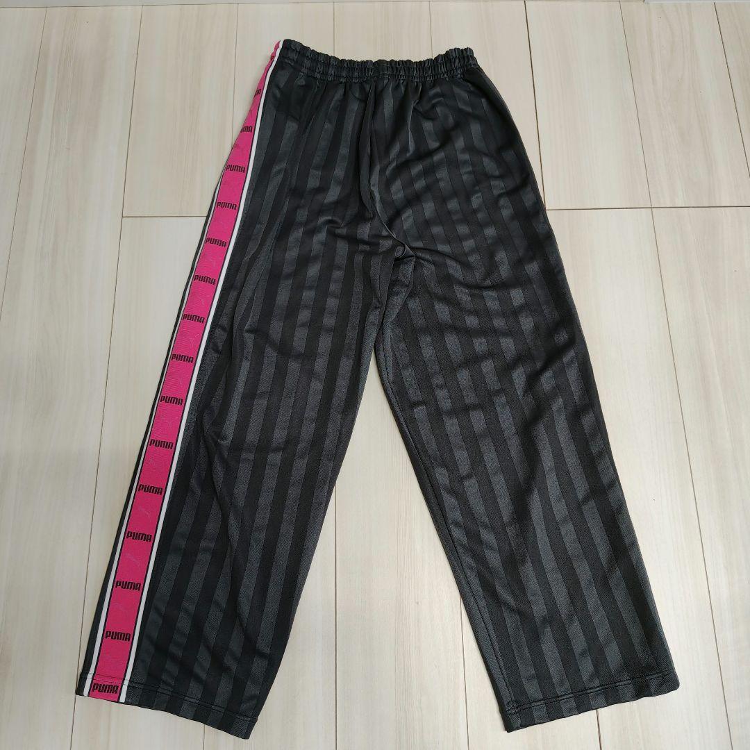 PUMA プージャ ジャージ上下セット グレー×ピンク