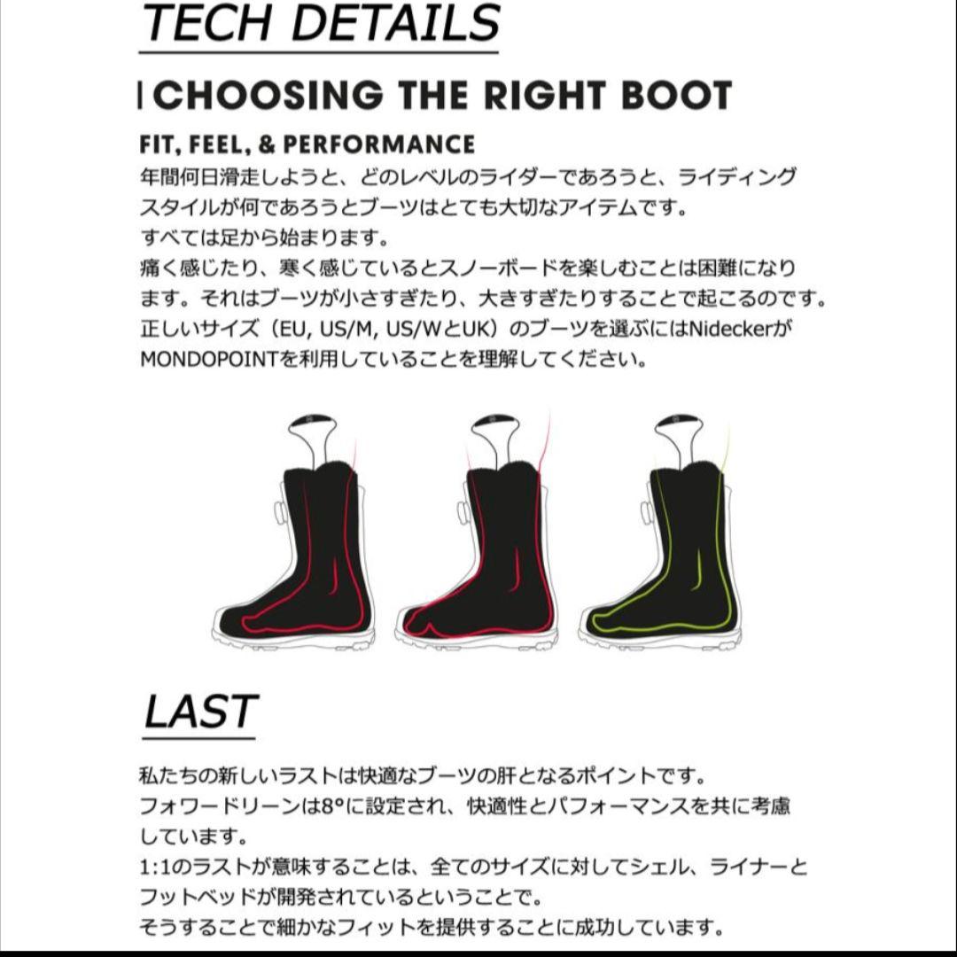 年始sale【25.0】Nidecker ALTAI W 2スノーボードブーツ