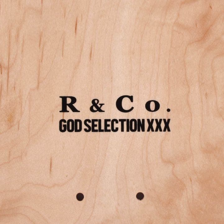 GOD SELECTION XXX × R&Co. スケートデッキ ナチュラル②