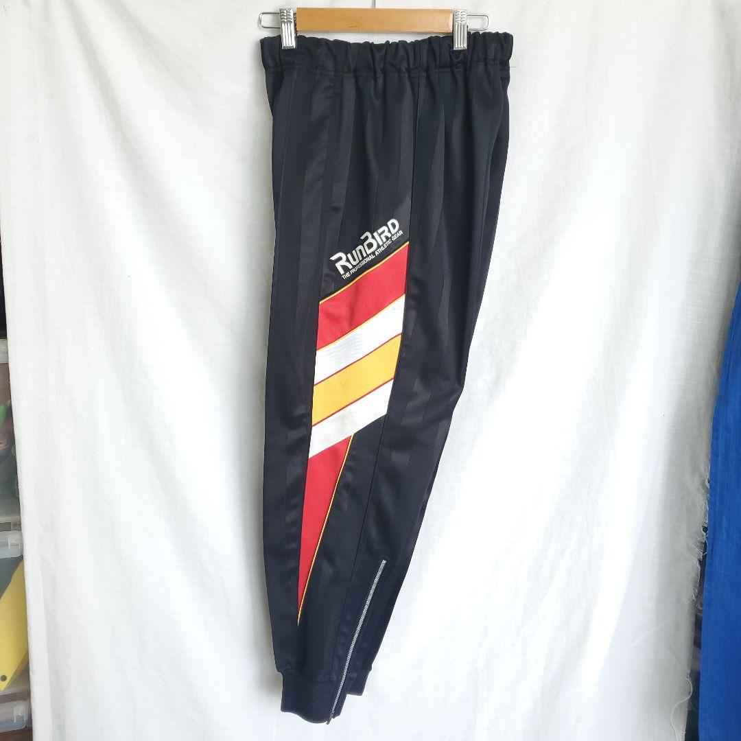 90s オールドMIZUNO RunBird ジャージ トラックパンツ 黒
