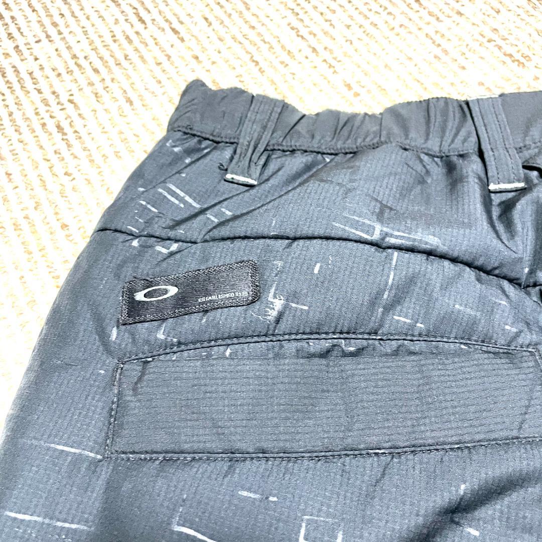 【フォロー割】 超美品 オークリースカル 中綿防寒パンツ Mサイズ 総柄