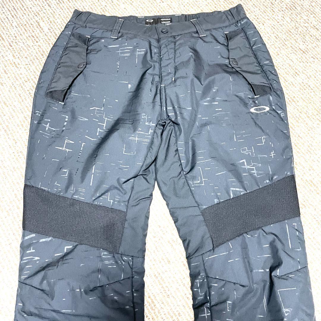 【フォロー割】 超美品 オークリースカル 中綿防寒パンツ Mサイズ 総柄