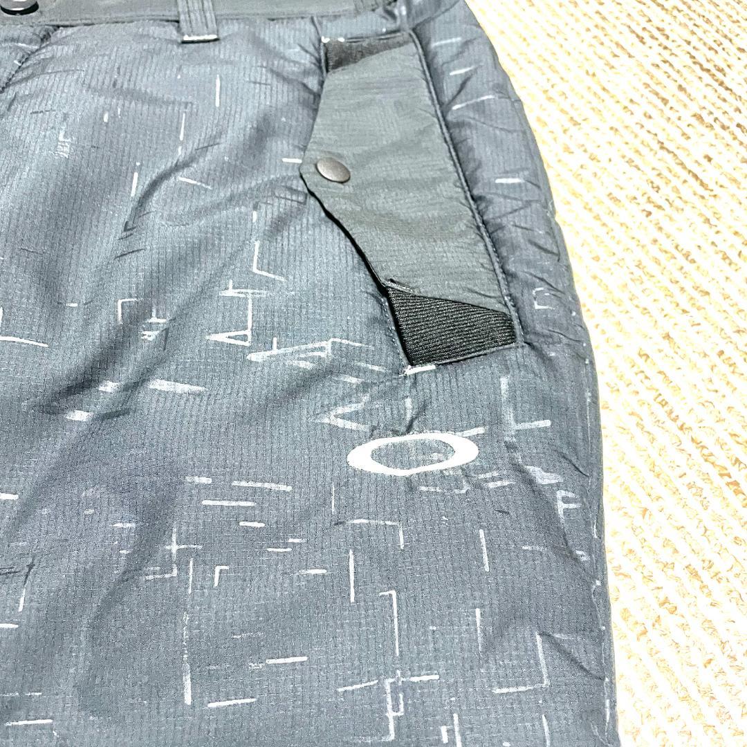 【フォロー割】 超美品 オークリースカル 中綿防寒パンツ Mサイズ 総柄
