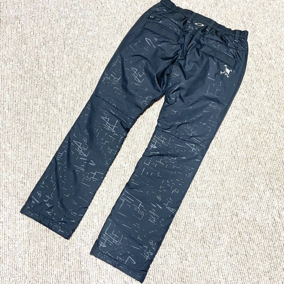 【フォロー割】 超美品 オークリースカル 中綿防寒パンツ Mサイズ 総柄