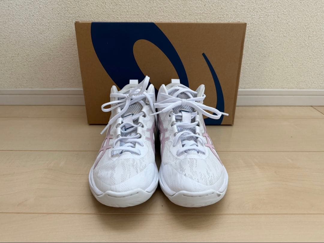 asics ゲルフープv17バスケットボールシューズ 女性用 ホワイト/ピンク