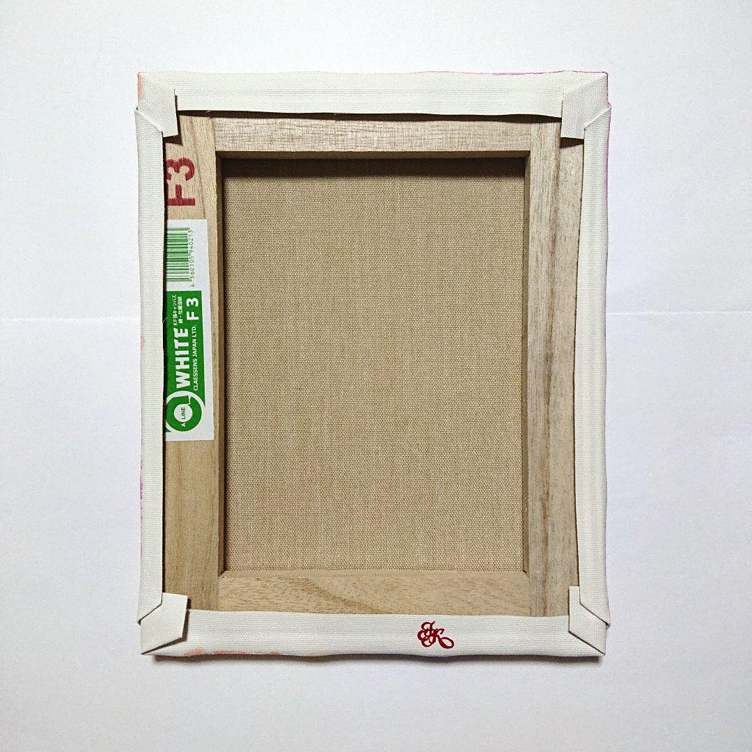 【花瓶に花を】アクリル画 F3 静物画 絵画 風景画 花の絵
