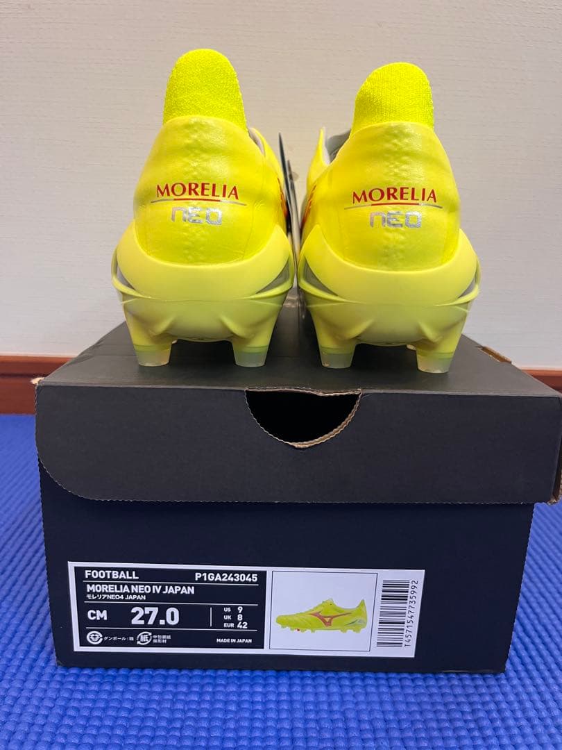 新品未使用　Mizuno MORELIA NEO 4 JAPAN 27.0cm
