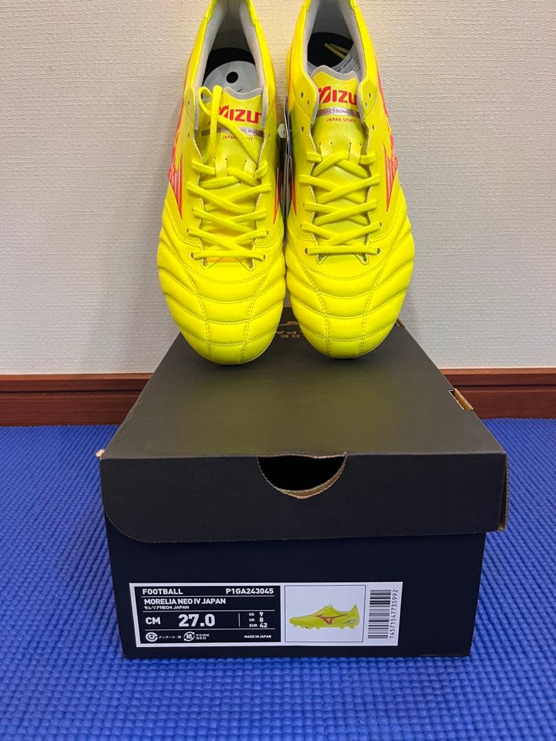 新品未使用　Mizuno MORELIA NEO 4 JAPAN 27.0cm