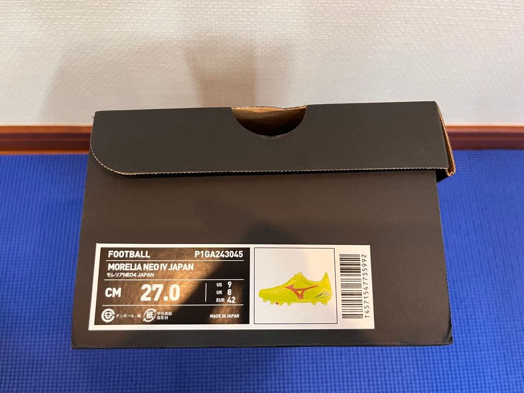 新品未使用　Mizuno MORELIA NEO 4 JAPAN 27.0cm