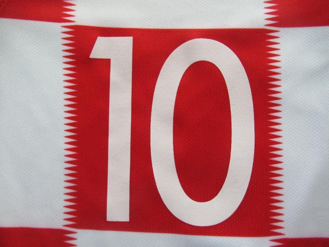 クロアチア代表 モドリッチ #10 ユニフォーム（NIKE／Dri-FIT／M）