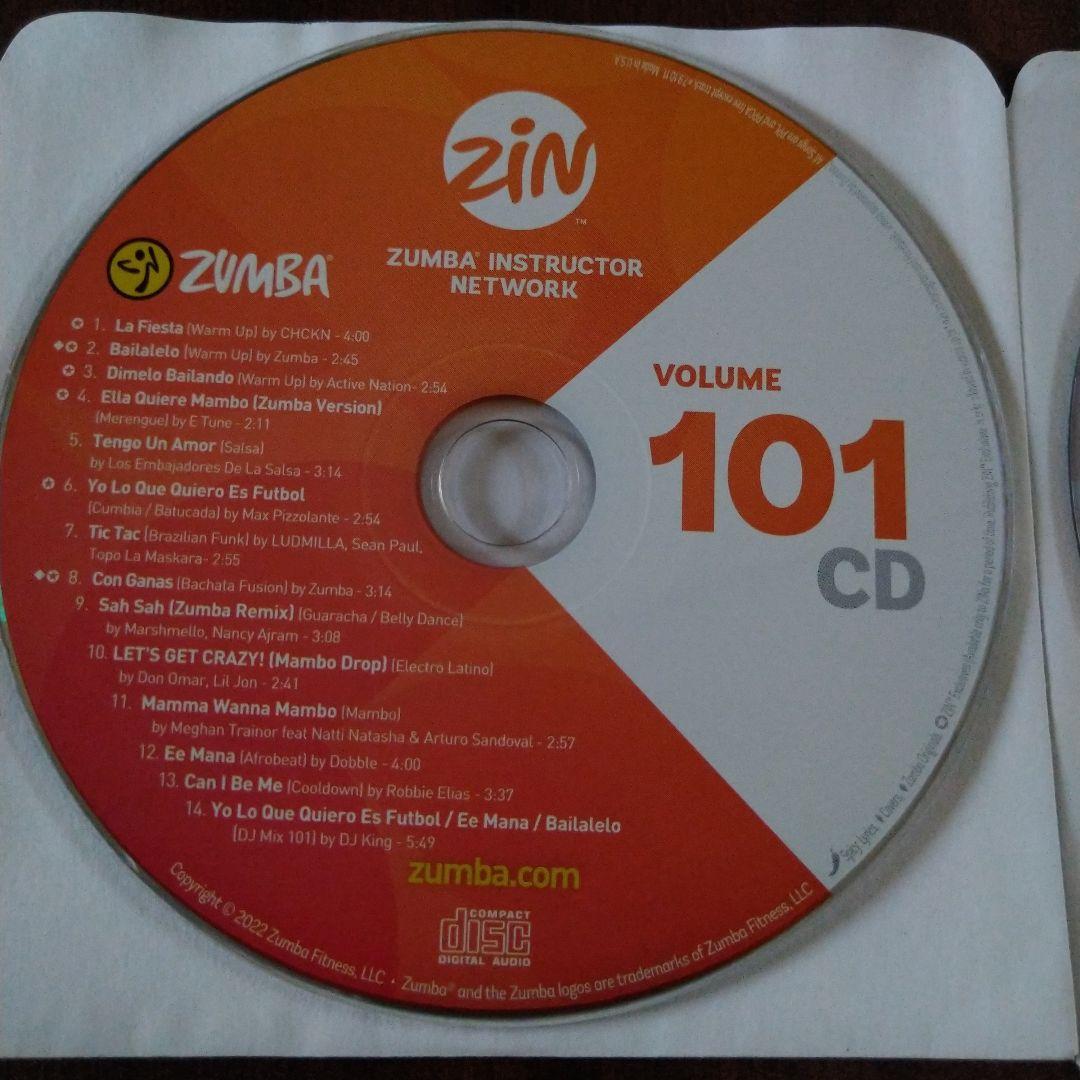 ZUMBA　CD　DVD　zin101