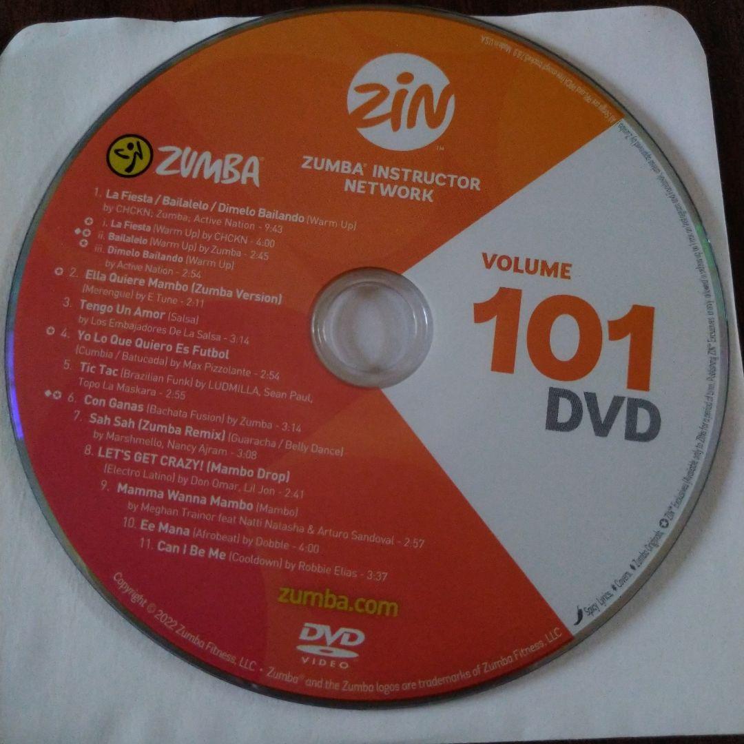 ZUMBA　CD　DVD　zin101