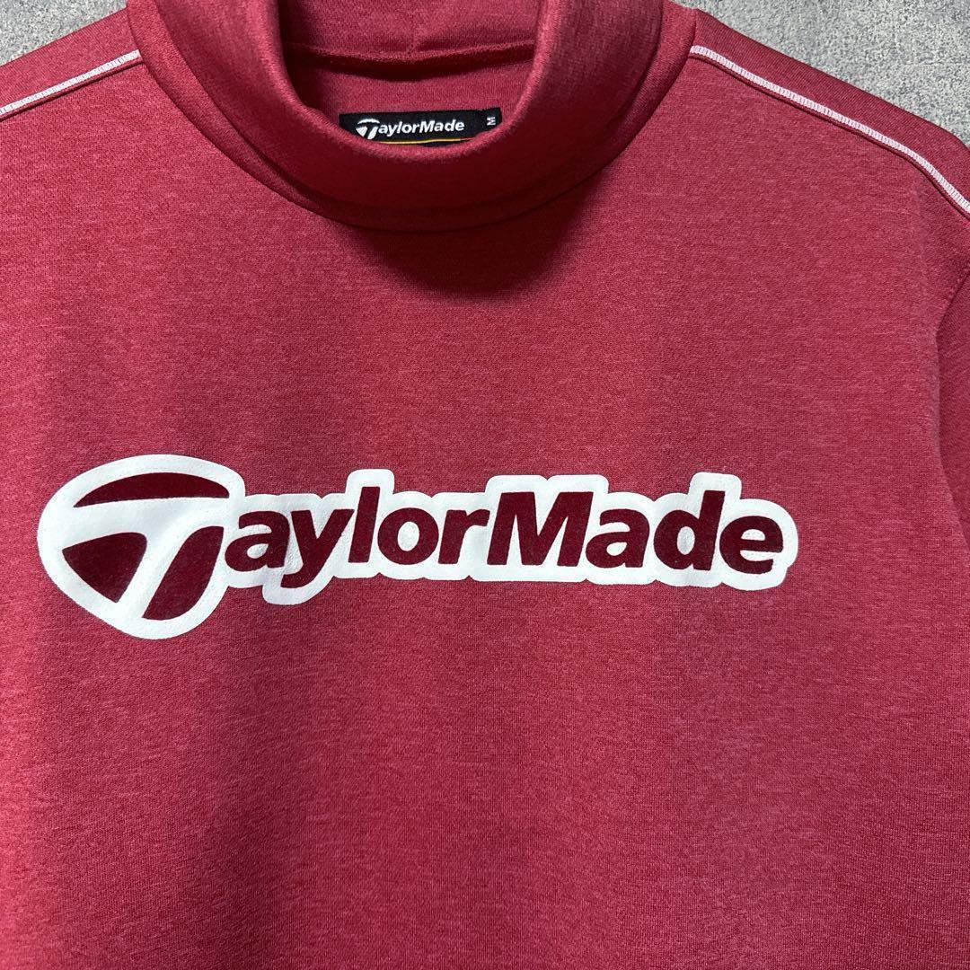 TaylorMade テーラーメイド タートルネック シャツ レッド系 M 長袖