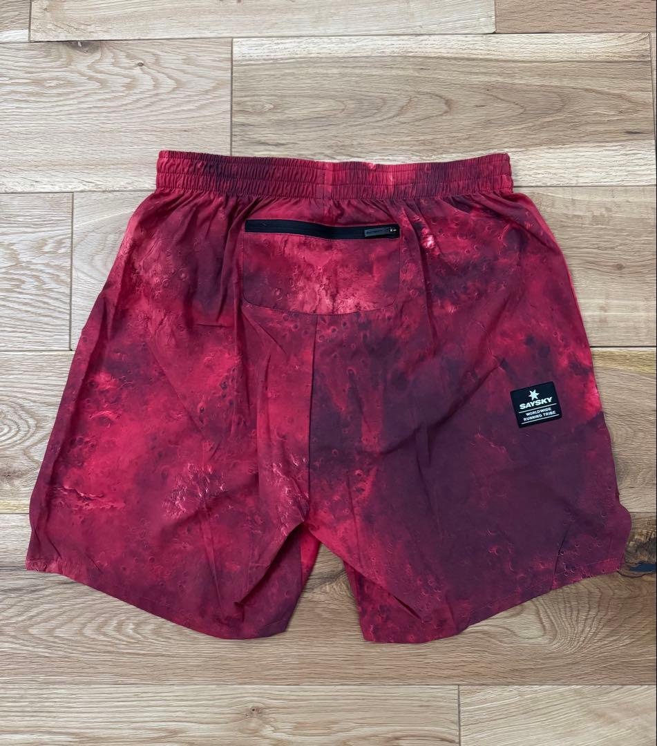 SAYSKY セイスカイ Sサイズ(日本Mサイズ相当)赤 ショートパンツ