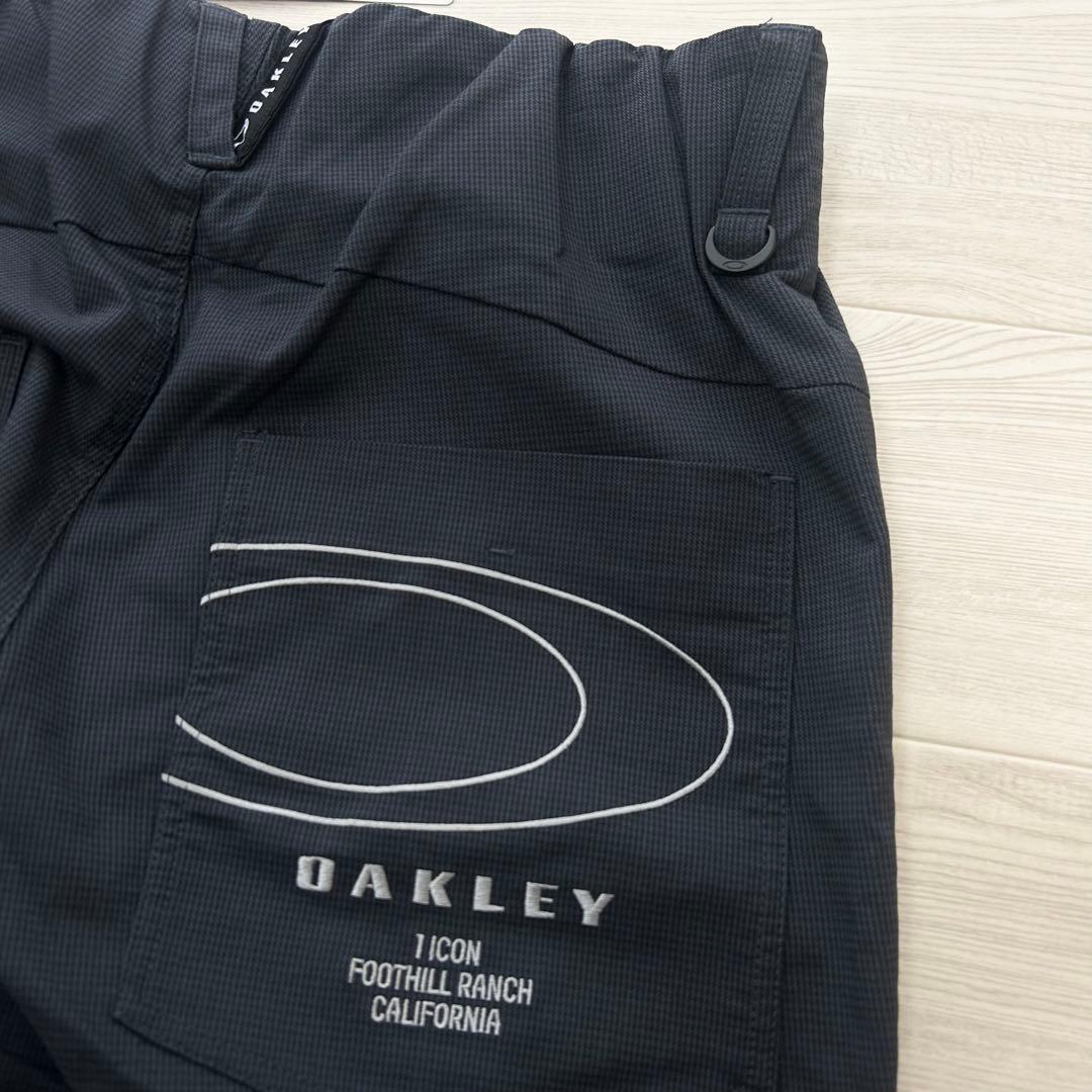 新品　オークリー　パンツ　ストレッチ　ウエストゴム　ネイビー　Mサイズ