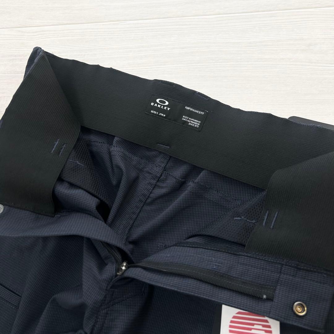 新品　オークリー　パンツ　ストレッチ　ウエストゴム　ネイビー　Mサイズ