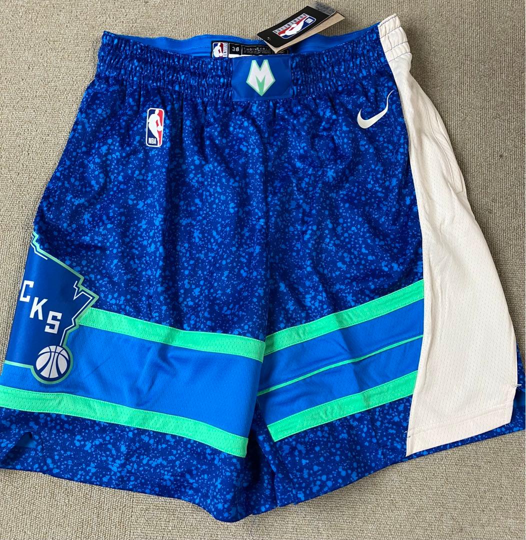 新品　日本未発売　NBA シティエディション　バックス　ショーツ　バスパン