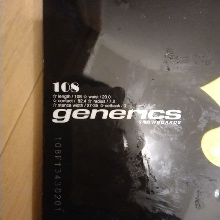 子供用generics 108cm スノーボード