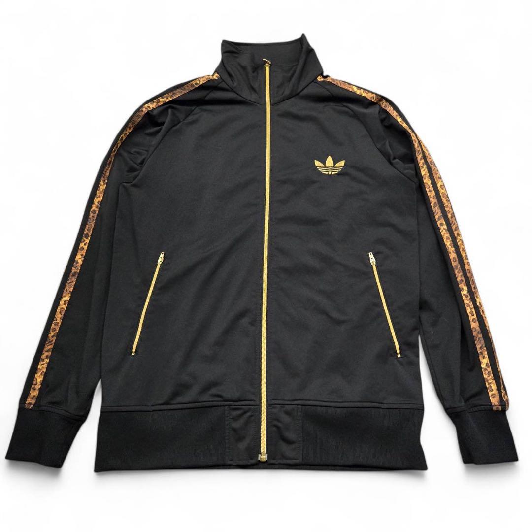 完売品✨adidas　小栗旬さん着用モデルレオパード スエット パーカー