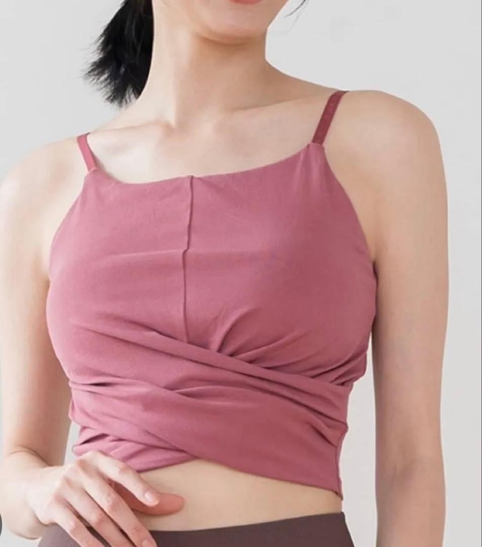 新品タグ付【SUKALA】WAGAMIツイストブラトップ　ブラック　Ｓサイズ