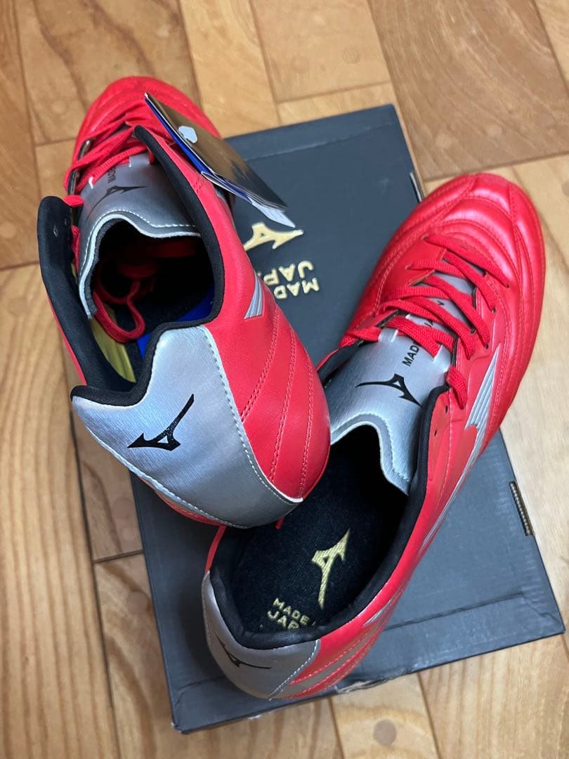 新品　激レア　廃盤品　ミズノ　モナルシーダ2 JAPAN レッド×シルバー