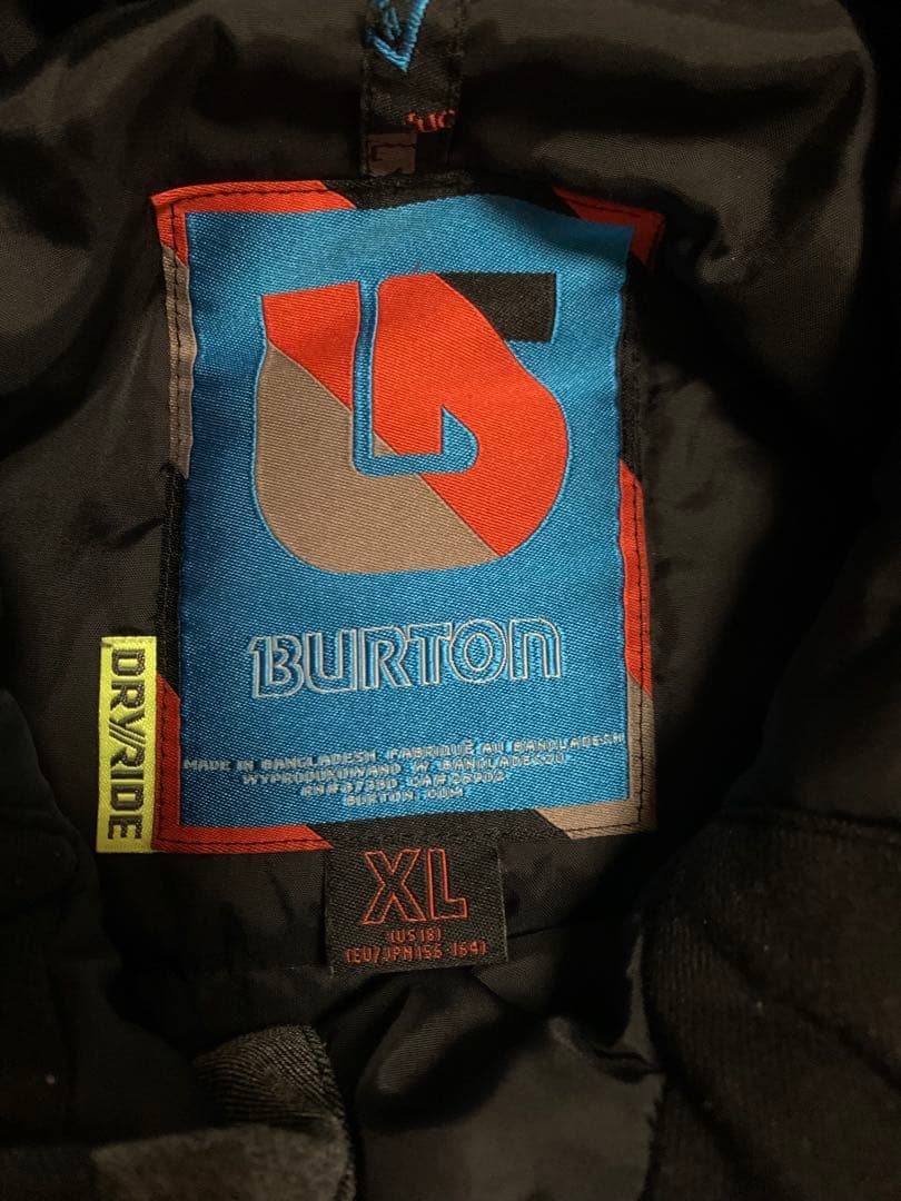 BURTON フード付きスノーボードウェア　キッズ　XL 160