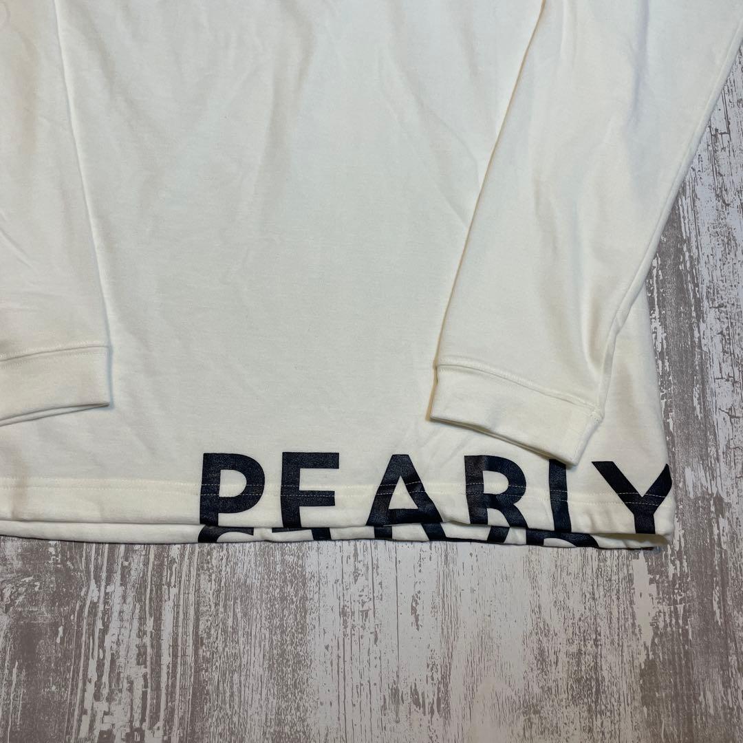 PEARLY GATES 長袖ハーフジップカットソー サイズ6 ホワイト