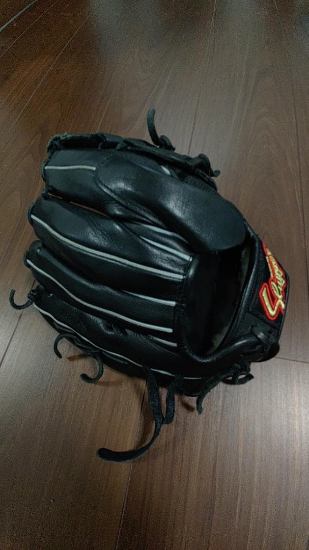 スラッガー 軟式グローブ 黒 右投げ