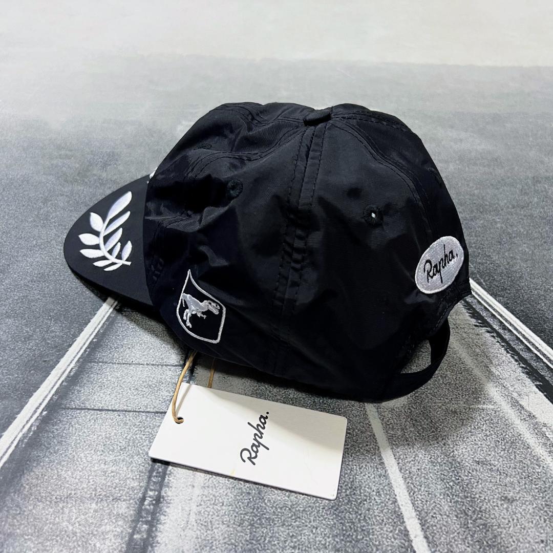 新品 Rapha 特別限定版 テッカーズ 6 パネル キャップ ブラック