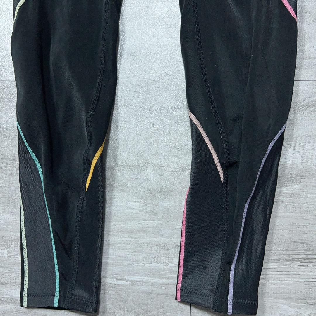 美品 CW-X スポーツタイツ 黒 HZY-339　レディースM レギンス