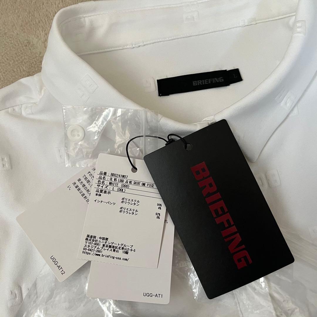 新品★38,500円 L BRIEFINGゴルフ ワンピース ノースリーブポロ