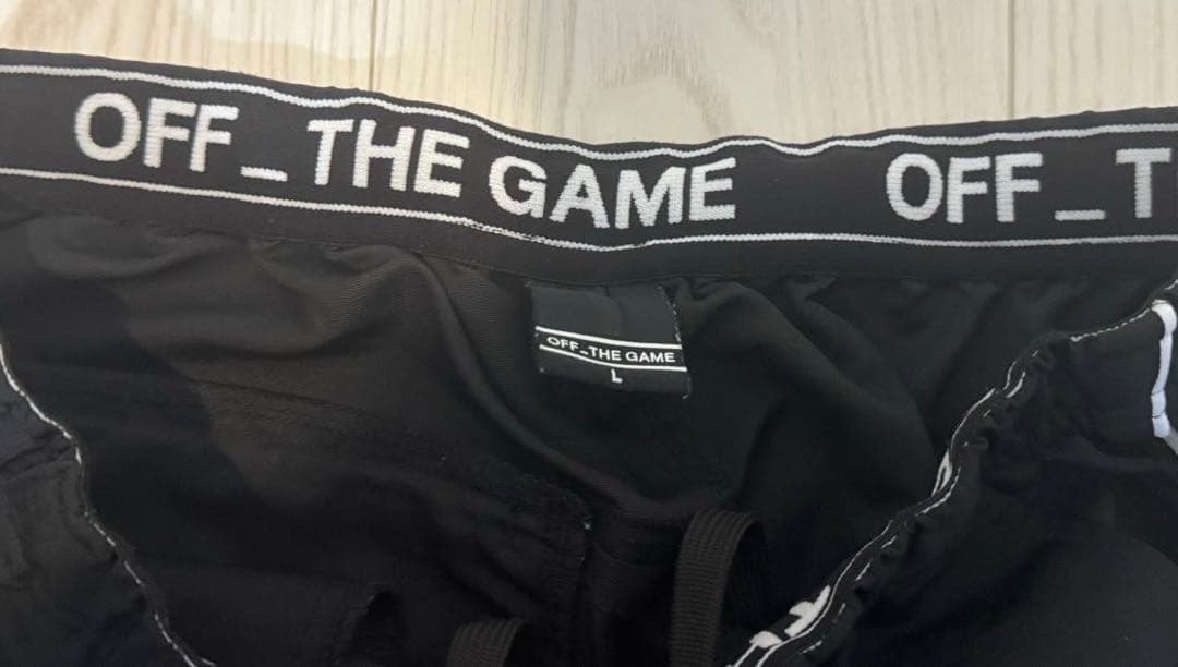 【美品】日本ハム OFF_THE_GAME ウィンドブレーカーパンツ　Lサイズ