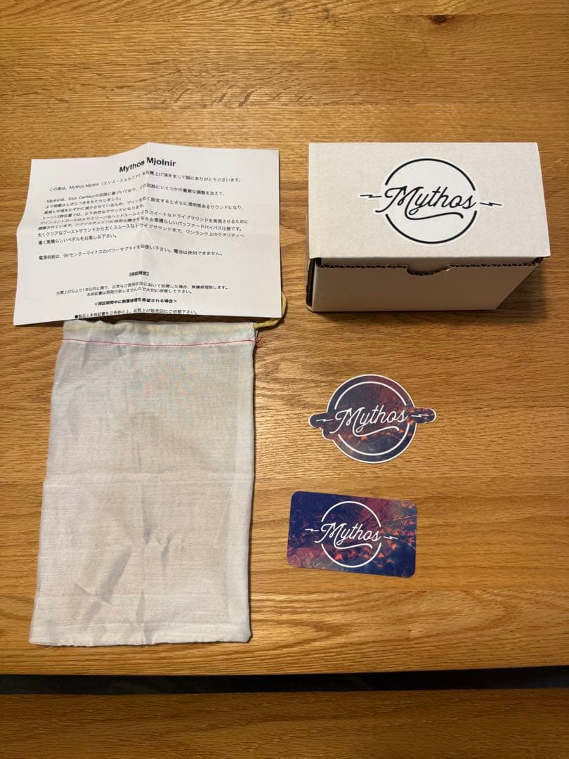 ギター MYTHOS PEDALS Mjolnir Overdrive