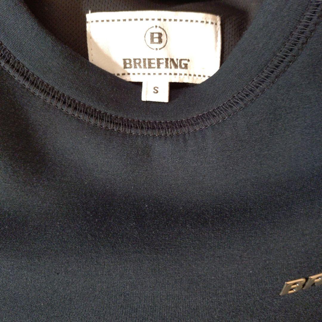 最終値下げ　BRIEFINGロゴ ダンボールニット クルーネック