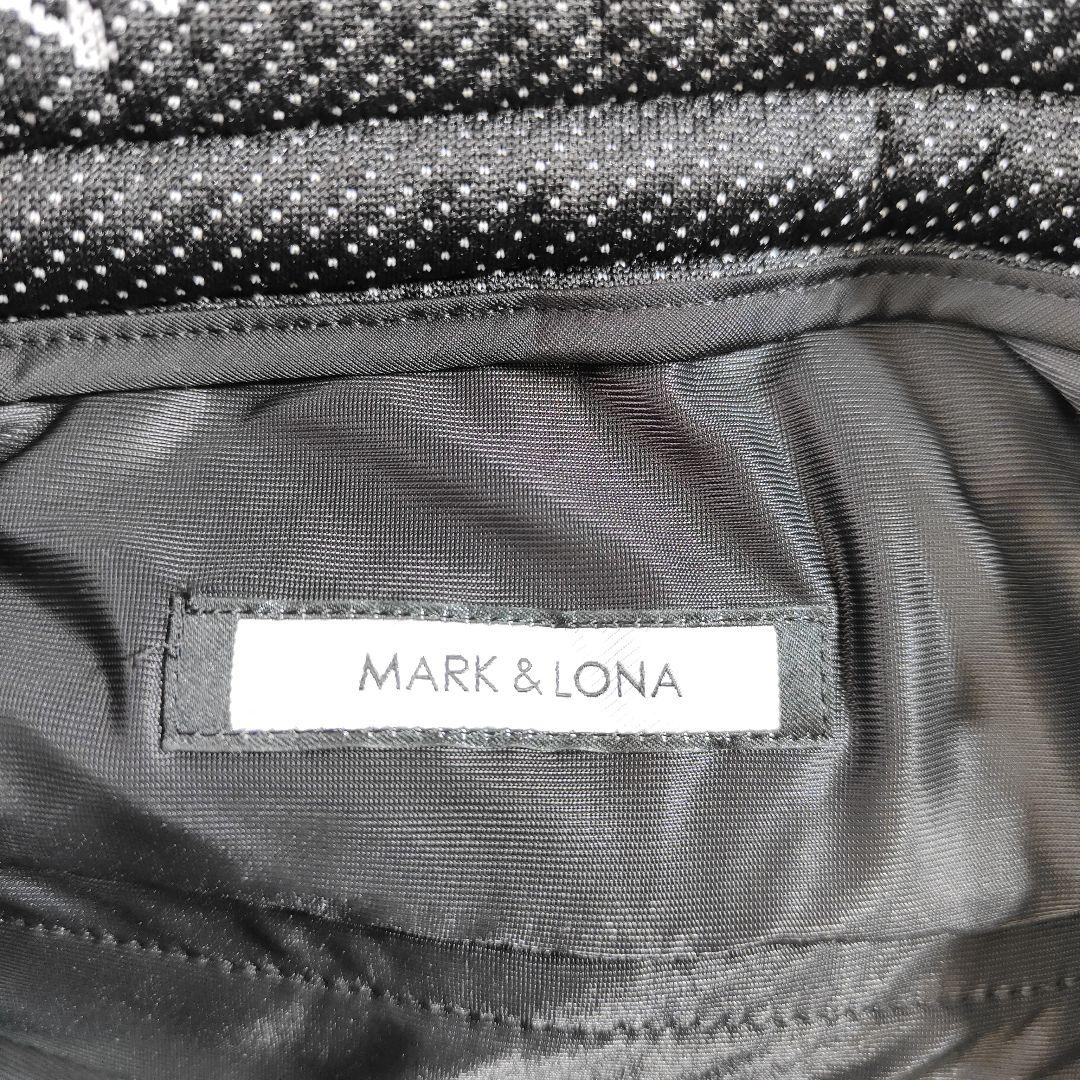 新品タグMARK&LONA マーク&ロナ 総柄ハイブリッドパンツ 50 黒 XL