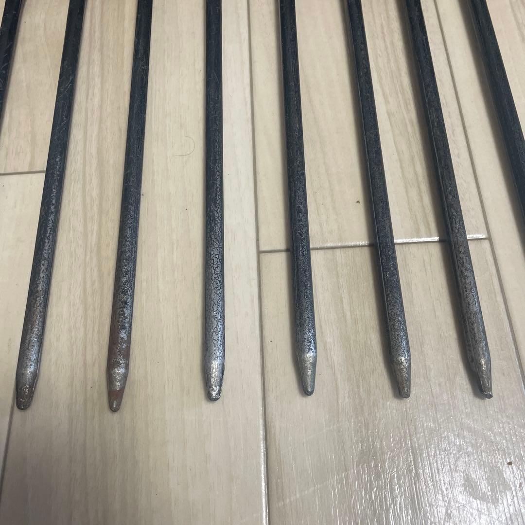 ペグ12本セットとハンマー　マルチコンテナM スノーピーク