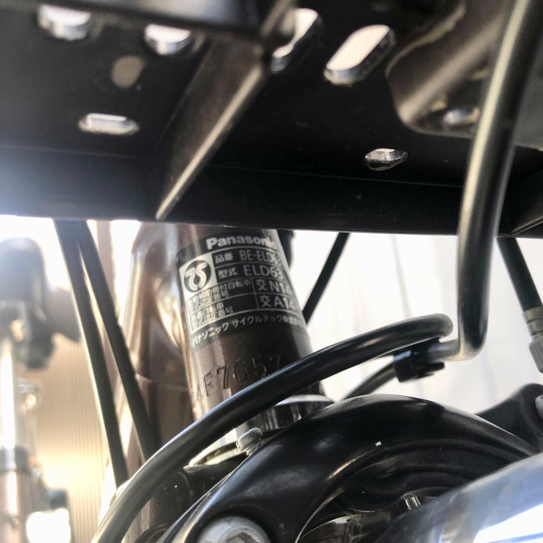 Panasonic パナソニック 電動アシスト自転車 ビビDX ブラウン