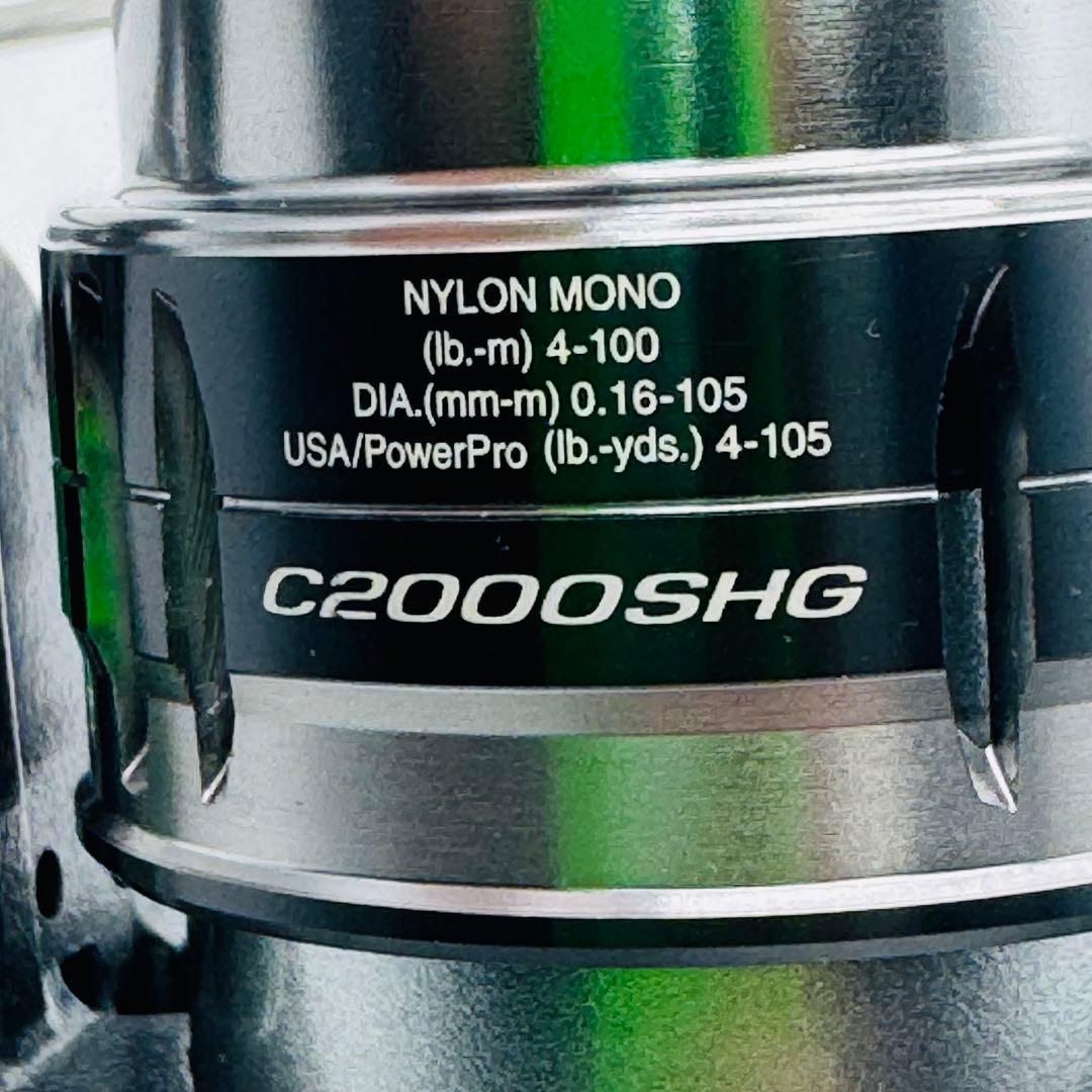 シマノ 21ナスキー C2000SHG 動作良好 スピニングリール NASCI